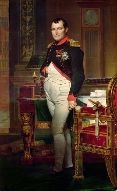 Napoléon Bonaparte dans son étude aux Tuileries, 1812 - Jacques Louis David